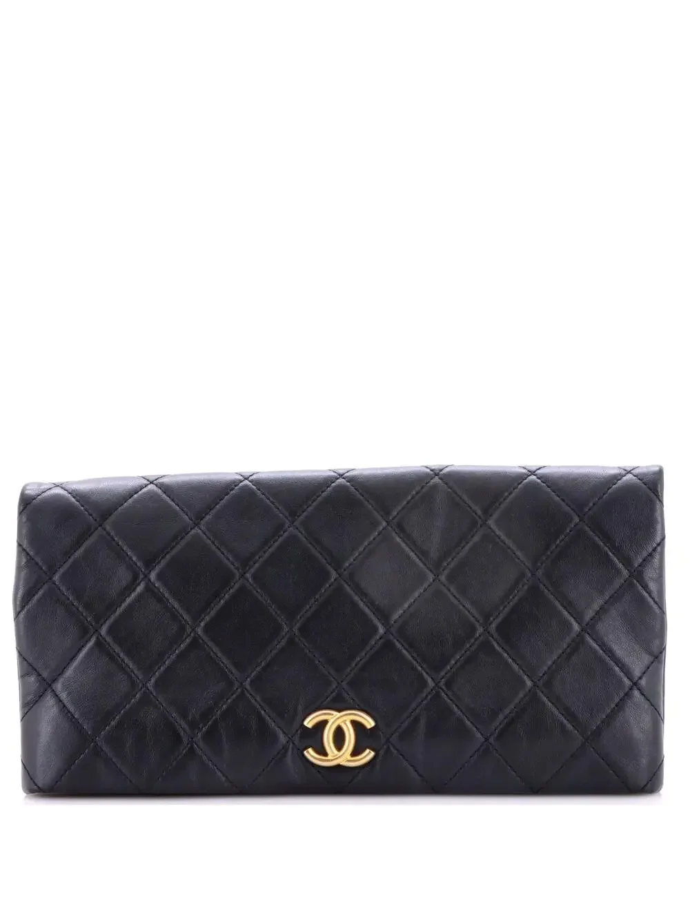 Chanel Cc Foldover Clutch Quilted #281987C30B